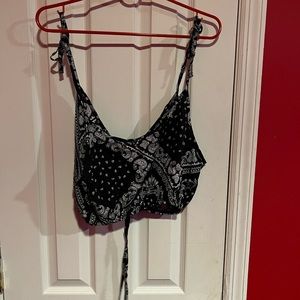 Paisley print tank top